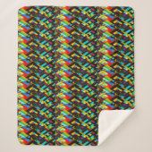 Een Cozy Fleece Sherpa Blanket Sherpa Deken (Voorkant)