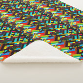 Een Cozy Fleece Sherpa Blanket Sherpa Deken (3/4)