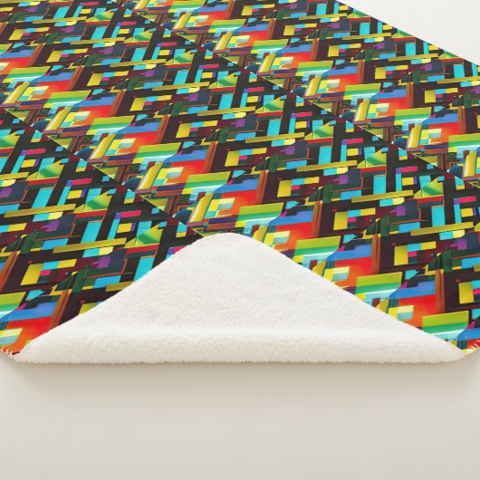 Een Cozy Fleece Sherpa Blanket Sherpa Deken (3/4)