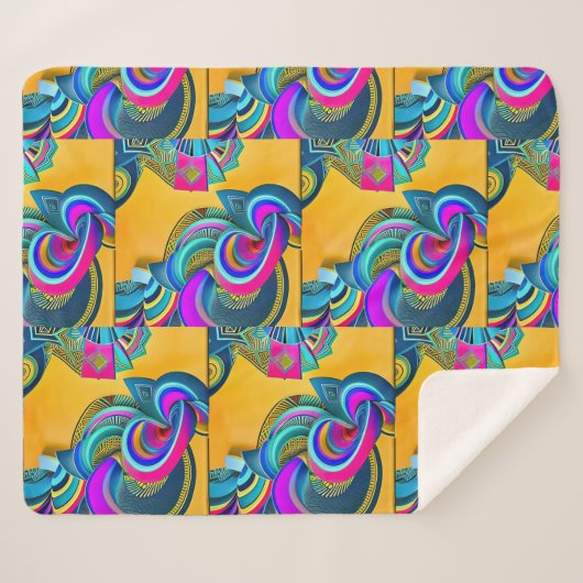 Een Cozy Fleece Sherpa Blanket Sherpa Deken (Voorkant (horizontaal))