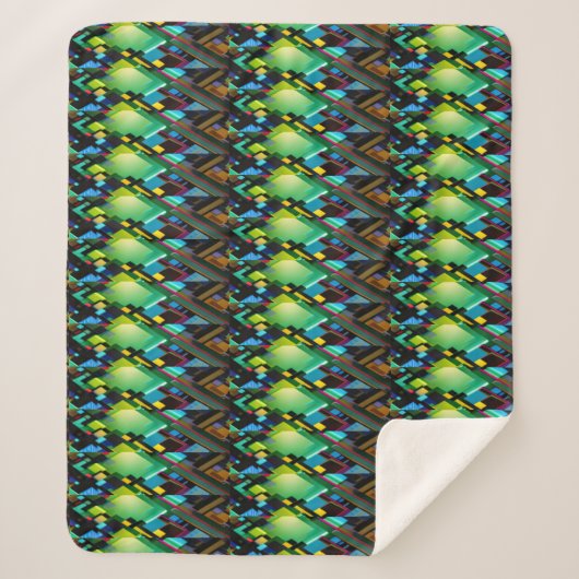 Een Cozy Fleece Sherpa Blanket Sherpa Deken (Voorkant)