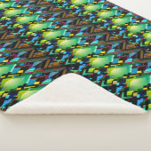 Een Cozy Fleece Sherpa Blanket Sherpa Deken (3/4)