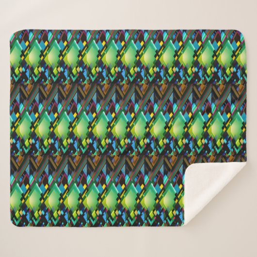 Een Cozy Fleece Sherpa Blanket Sherpa Deken (Voorkant (horizontaal))