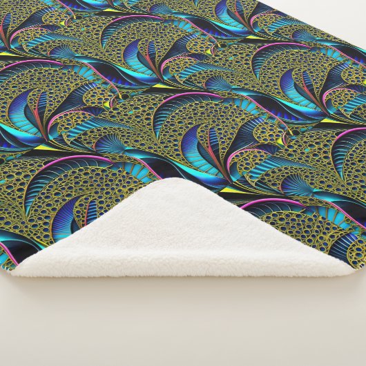 Een Cozy Fleece Sherpa Blanket Sherpa Deken (3/4)