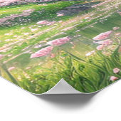 Een Cozy Wooden House Poster (Hoek)