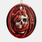 Een � cr voor Halloween - Keramisch Ornament (Links)