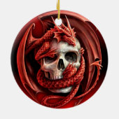 Een � cr voor Halloween - Keramisch Ornament (Achterkant)