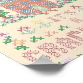 Een Crack Home - kruislings borduurwerk Poster (Hoek)