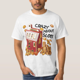 Een Crazy About Slots t-shirt