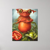 Een creatie in de salade canvas afdruk (Voorkant)