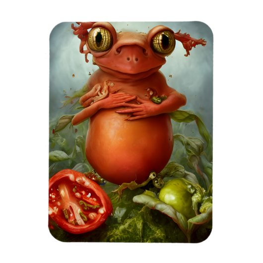 Een creatie in de salade magneet (Verticaal)