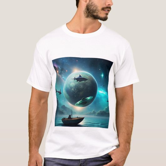 Een creatief en leuk T'shirt met fantasie T-shirt (Voorkant)