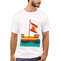 Een Creative T'shirt voor Spanje bootverkoop