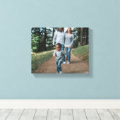 Een Creëer van je familiefocanvas afdrukken (Insitu (Houten vloer))