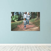 Een Creëer van je familiefocanvas afdrukken (Insitu (Houten vloer))