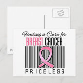 Een crème vinden voor borstkanker briefkaart (Voorkant / Achterkant)