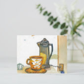 Een cricket cricketDiane Coffee-artikel doorlopen Briefkaart (Staand voorkant)