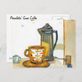 Een cricket cricketDiane Coffee-artikel doorlopen Briefkaart (Voorkant / Achterkant)