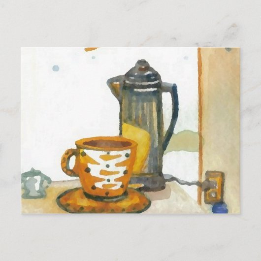 Een cricket cricketDiane Coffee-artikel doorlopen Briefkaart (Voorkant)