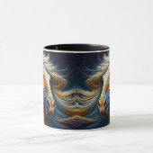 Een crinkerpaard met wind. mok (Midden)