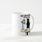 Een Croissant Kat Koffiemok (Voorkant rechts)