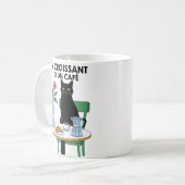 Een Croissant Kat Koffiemok (Voorkant links)
