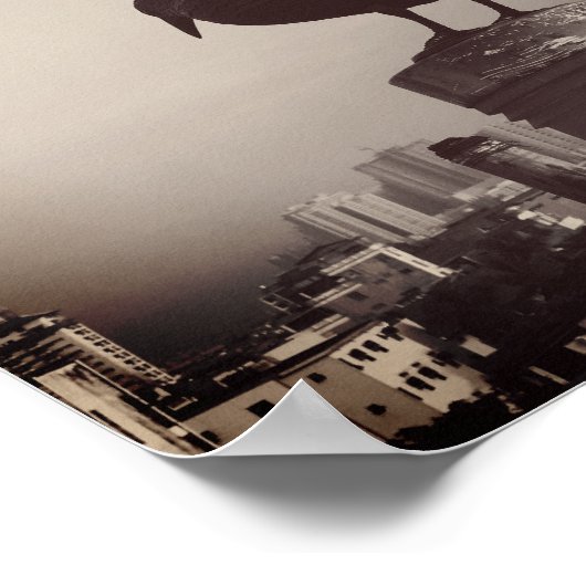 Een Crow's Eye Uitzicht Poster (Hoek)