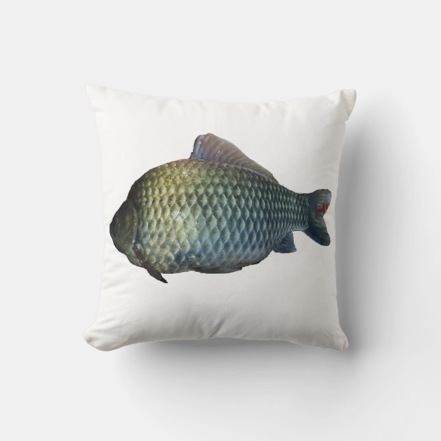 Een crucian carpa kussen (Voorkant)