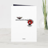 Een Crystal Ball Forcast, gevouwen Wenskaart Kaart (Achterkant)