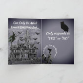 Een Crystal Ball Forcast, gevouwen Wenskaart Kaart (Binnen)