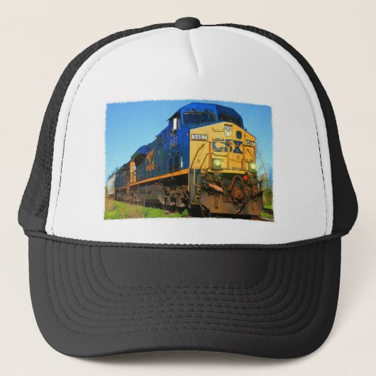 Een CSX-trein Trucker Pet (Voorkant)