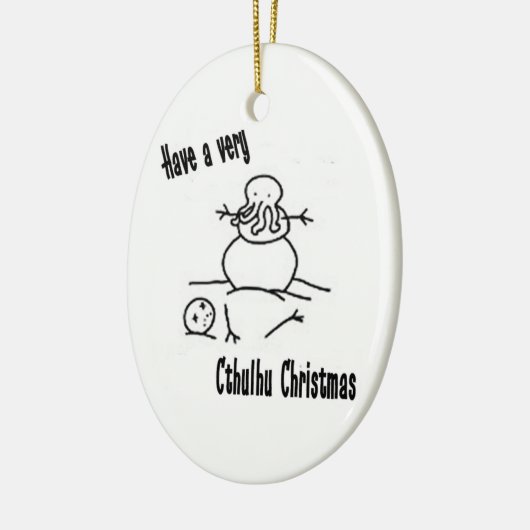 Een Cthulhu-programma Keramisch Ornament (Links)