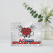 Een Cuban Stole my Heart Briefkaart (Staand voorkant)