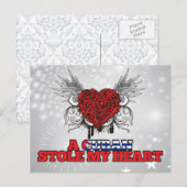 Een Cuban Stole my Heart Briefkaart (Voorkant / Achterkant)