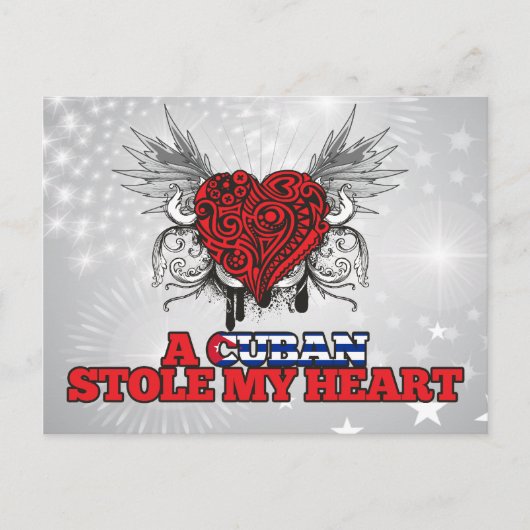 Een Cuban Stole my Heart Briefkaart (Voorkant)