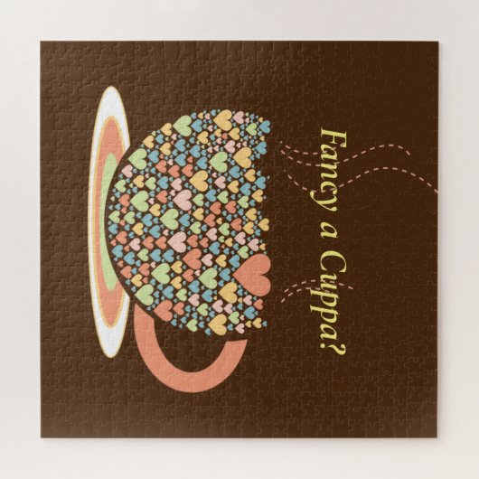 Een Cuppa fancy? Thee, dat is. Legpuzzel (Horizontaal)