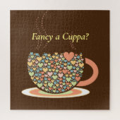 Een Cuppa fancy? Thee, dat is. Legpuzzel (Verticaal)