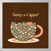 Een Cuppa fancy? Thee, dat is.