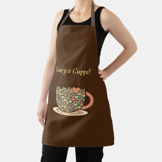 Een Cuppa fancy? Thee, dat is. Schort (Insitu)