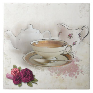 Een Cuppa Tea Tile Tegeltje