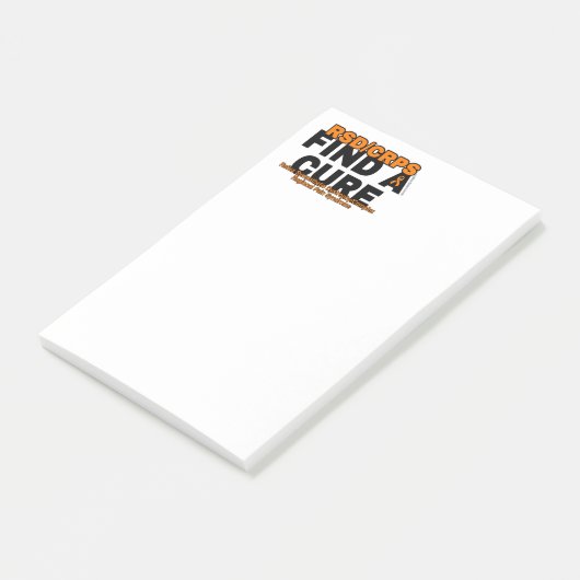 EEN CURE/BOLD...RSD/CRPS VINDEN POST-IT® NOTES (Schuin)