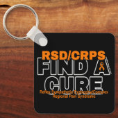 EEN CURE/BOLD...RSD/CRPS VINDEN SLEUTELHANGER (Voorkant)