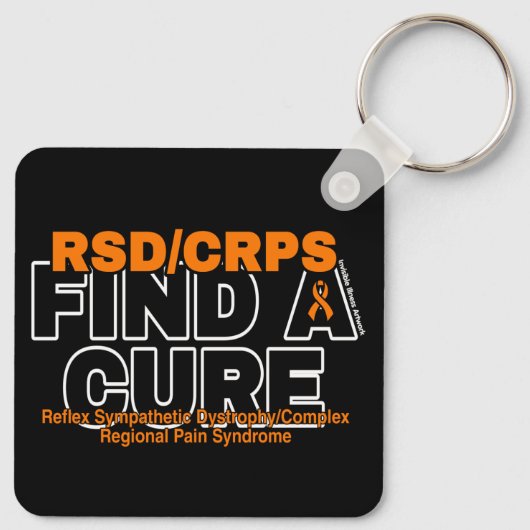 EEN CURE/BOLD...RSD/CRPS VINDEN SLEUTELHANGER (Achterkant)