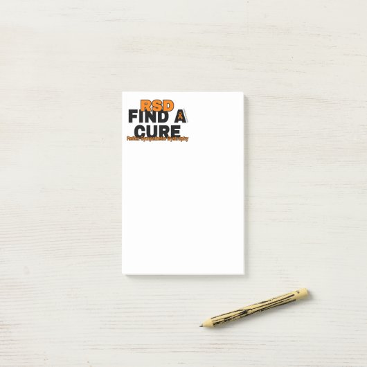 EEN CURE/BOLD VINDEN...RSD POST-IT® NOTES (Op bureau)