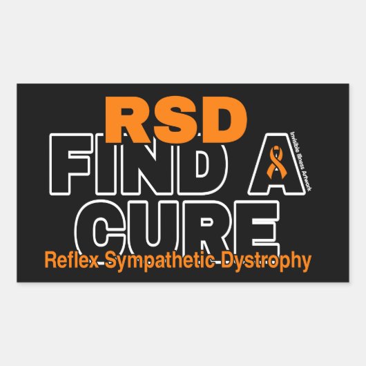 EEN CURE/BOLD VINDEN...RSD RECHTHOEKIGE STICKER (Voorkant)