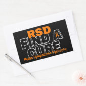 EEN CURE/BOLD VINDEN...RSD RECHTHOEKIGE STICKER (Envelop)