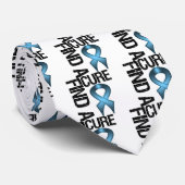 EEN CURE Prostate Cancer VINDEN Stropdas (Opgerold)