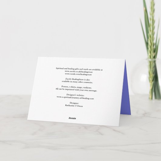 Een cursus in Miracles Verjaardag Kaart Truth staa (Achterkant)