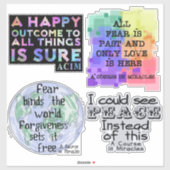 Een cursus in wonderen set 2 Sticker (Vel)