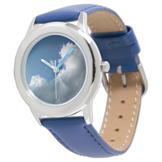 Een curve in de cloud horloge (Gekanteld)